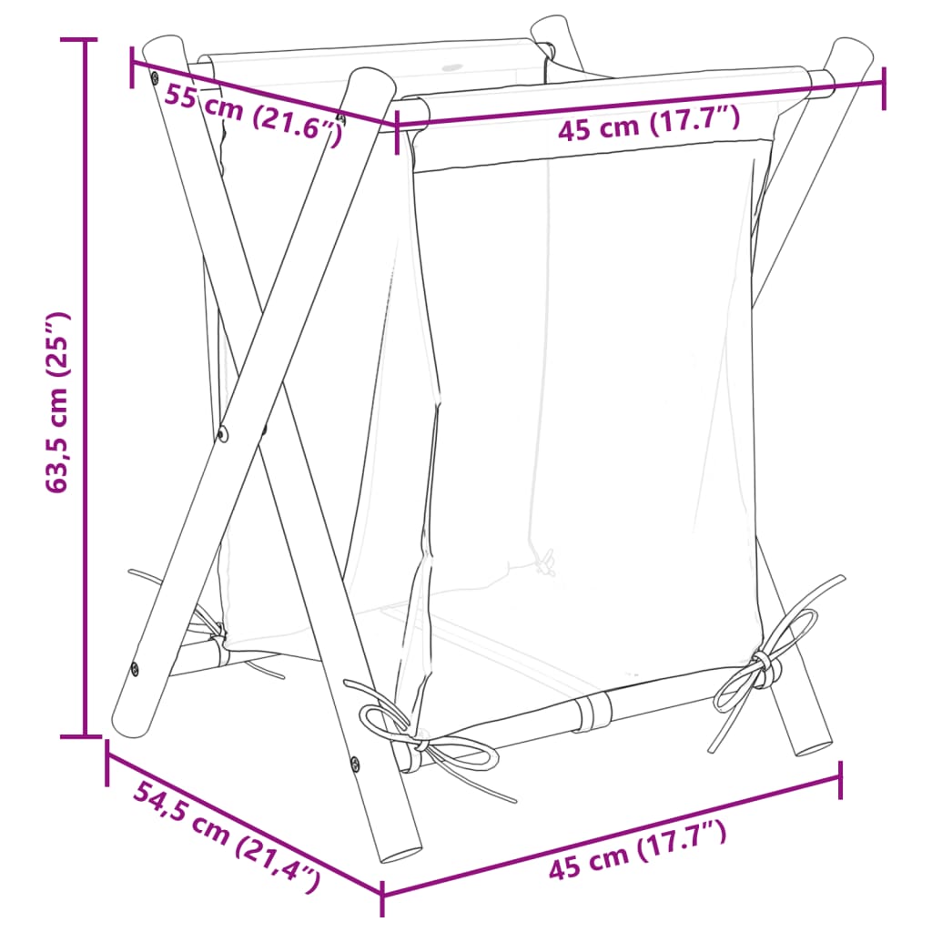 Yera Bamboo Wood - 45cm