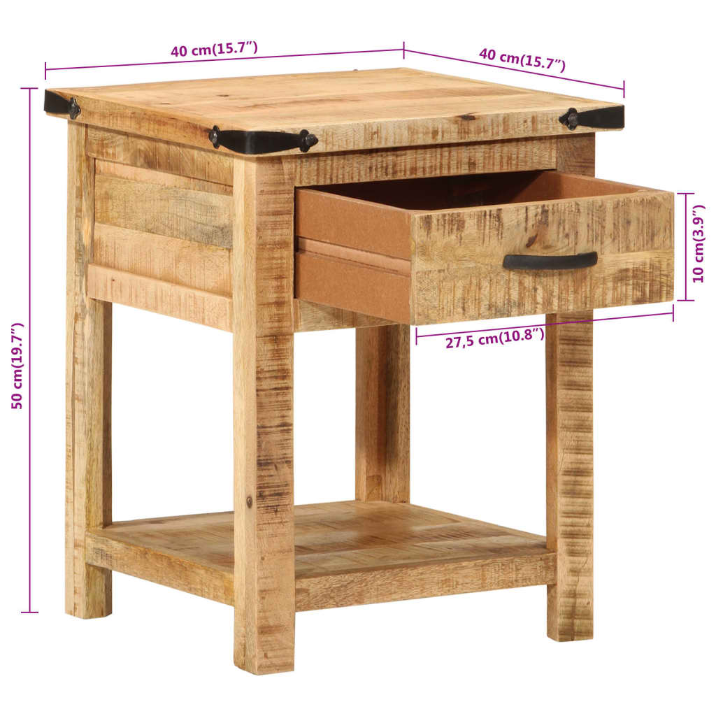 Serrin Mango Wood - 40cm