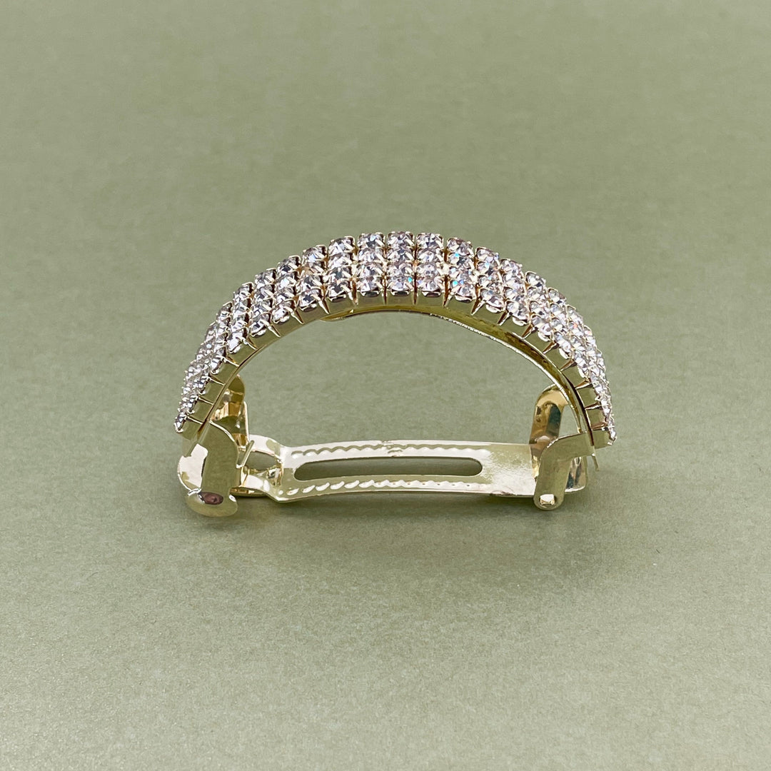 Cassandra Gold Diamante Ponytail Clip