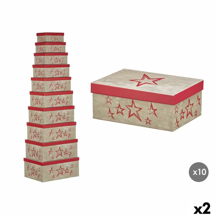 Decorative box Pincello Pink Cardboard (2 Units)
