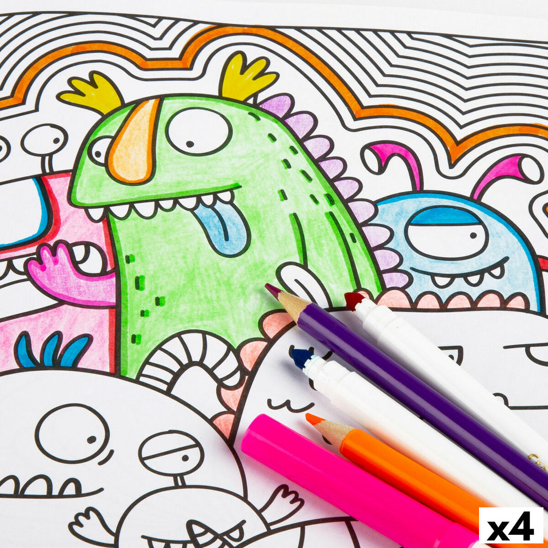 Drawing Set Cra-Z-Art (4 Units)
