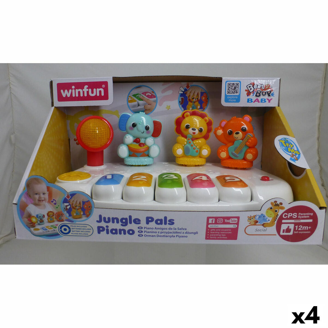 Toy piano Winfun 26 x 11 x 15 cm (4 Units)