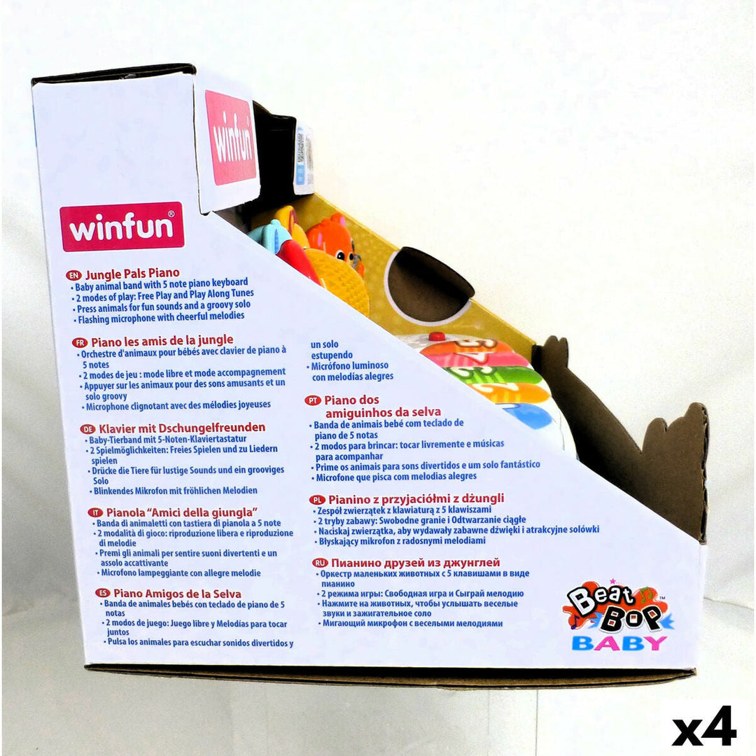 Toy piano Winfun 26 x 11 x 15 cm (4 Units)