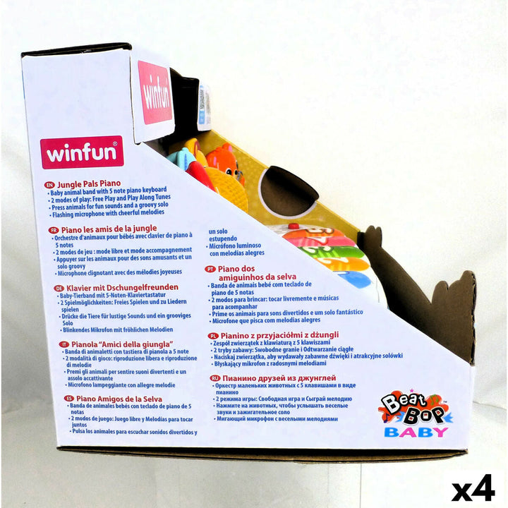 Toy piano Winfun 26 x 11 x 15 cm (4 Units)