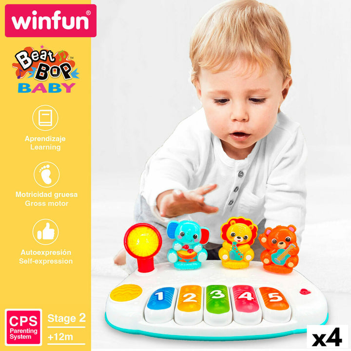Toy piano Winfun 26 x 11 x 15 cm (4 Units)