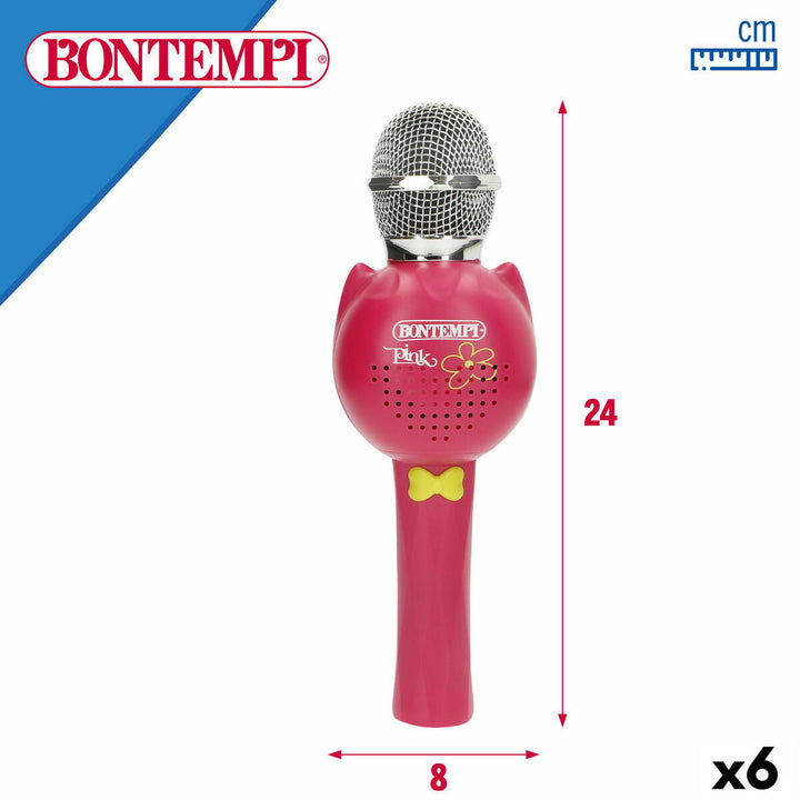 Karaoke Microphone Bontempi 6 Units