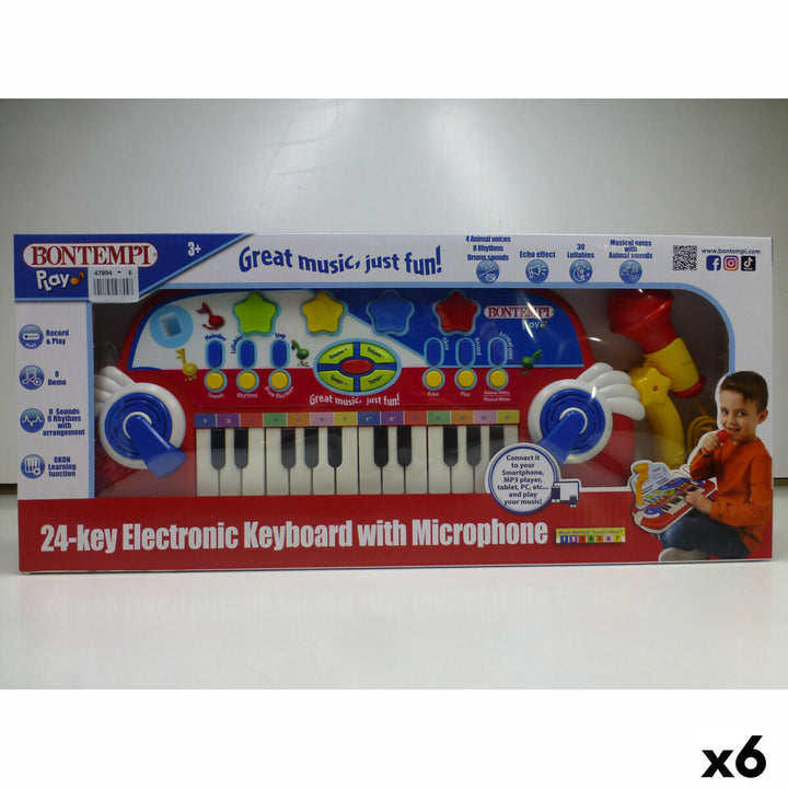 Electric Piano Bontempi 38 x 18 x 17 cm (6 Units)