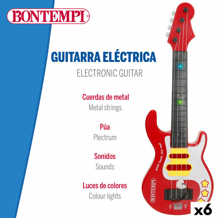 Baby Guitar Bontempi 17 x 51 x 5 cm (6 Units)
