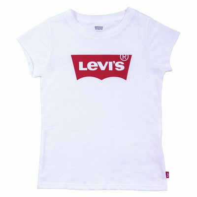 T shirt à manches courtes Enfant Levi's Batwing B Blanc