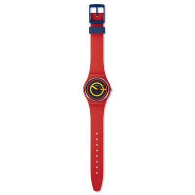 Men's Watch Swatch CONCENTRIC RED (Ø 34 mm)