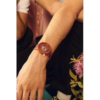 Men's Watch Swatch CAMOFLOWER COTTON (Ø 47 mm)