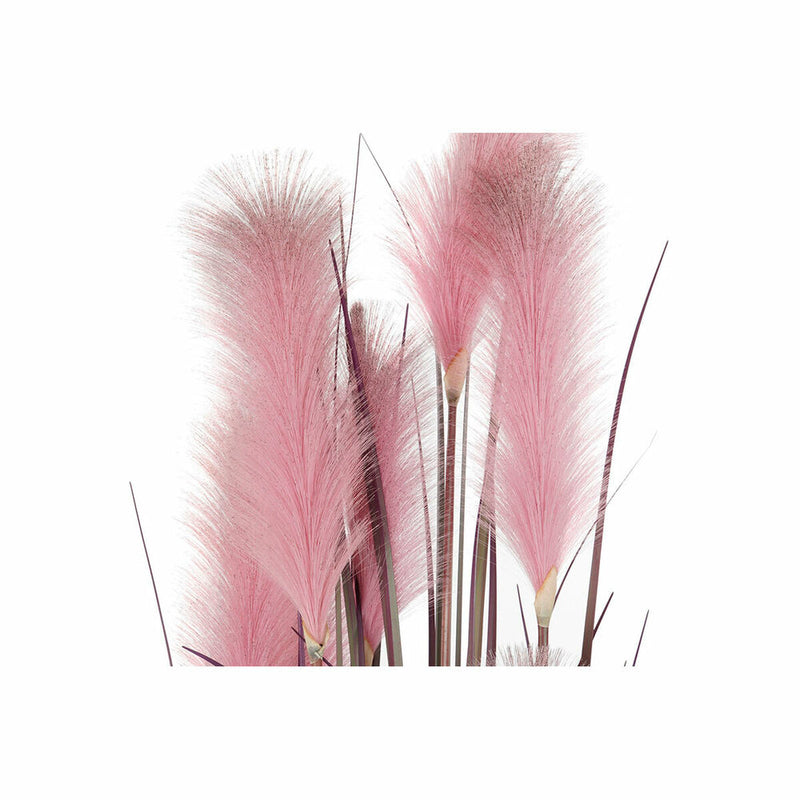 Planta Decorativa DKD Home Decor Cor de Rosa Tecido Aço Plástico PVC (40 x 40 x 180 cm)