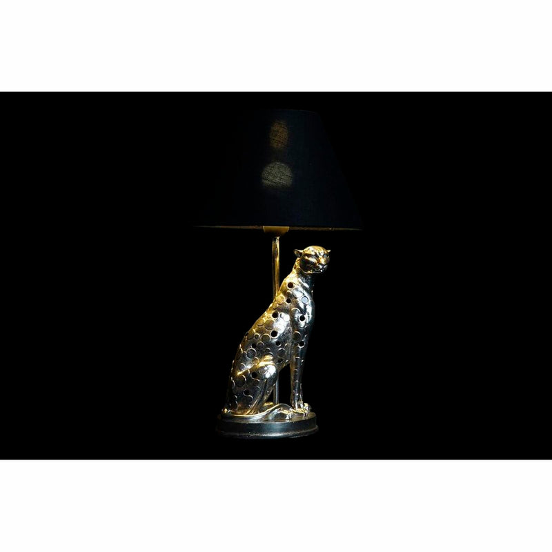 Lampe de bureau DKD Home Decor Argenté Noir Doré 26 x 26 x 46 cm Résine 220 V 50 W (2 Unités)