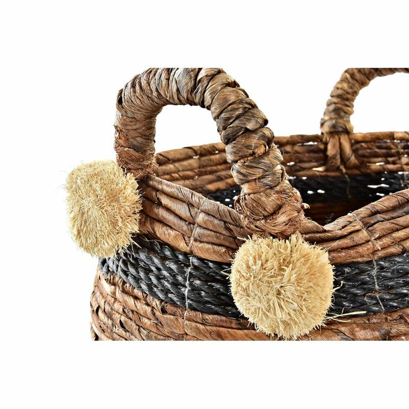 Basket set DKD Home Decor Colonial Fibre (31 x 31 x 33 cm)