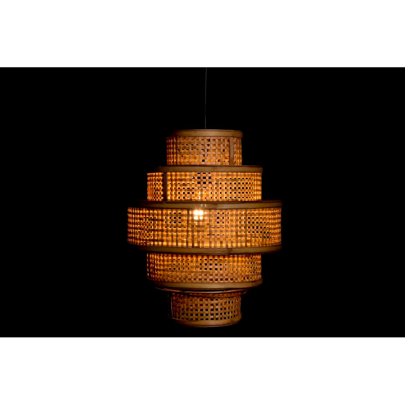 Ceiling Light DKD Home Decor Brown Bamboo 50 W 41 x 41 x 48 cm