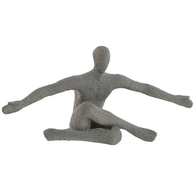 Figura Decorativa Home ESPRIT Cinzento 57 x 19,5 x 26,8 cm