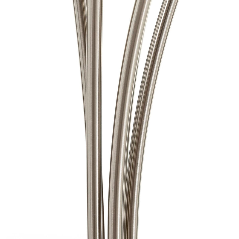 Lâmpada de mesa 78 x 21,5 x 98 cm Cinzento Metal Mármore