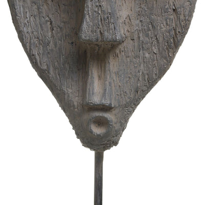 Figura Decorativa 19 x 22 x 55 cm Cinzento