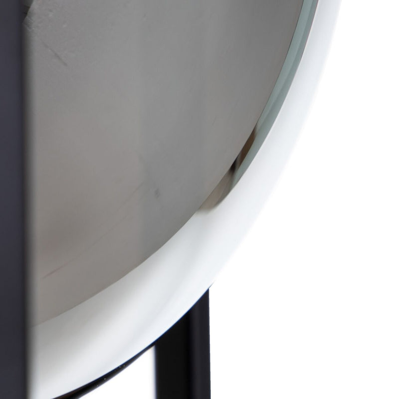 Lâmpada de mesa Cristal Preto Metal 28 x 28 x 47 cm