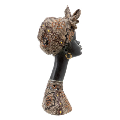 Decorative Figure 27 x 23,5 x 52 cm African Woman