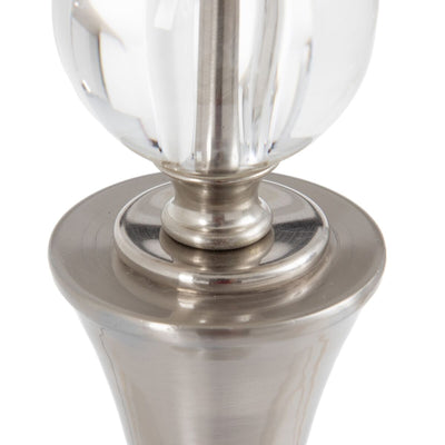 Lampe de bureau 30 x 30 x 67 cm Métal Argent