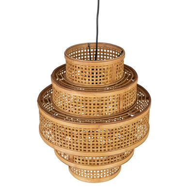 Ceiling Light Natural Bamboo 41 x 41 x 48 cm