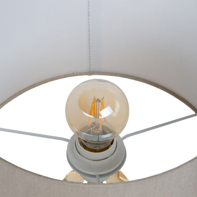 Lampe de bureau 27 x 27 x 48 cm Céramique Doré