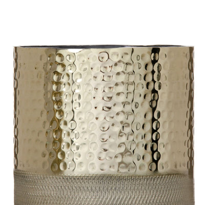 Vase 13 x 13 x 18 cm Golden Aluminium