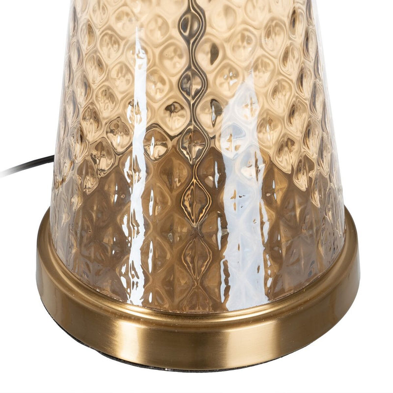 Lâmpada de mesa Dourado Metal 28 x 28 x 48 cm