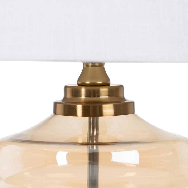 Desk lamp Golden Metal 30 x 30 x 47 cm