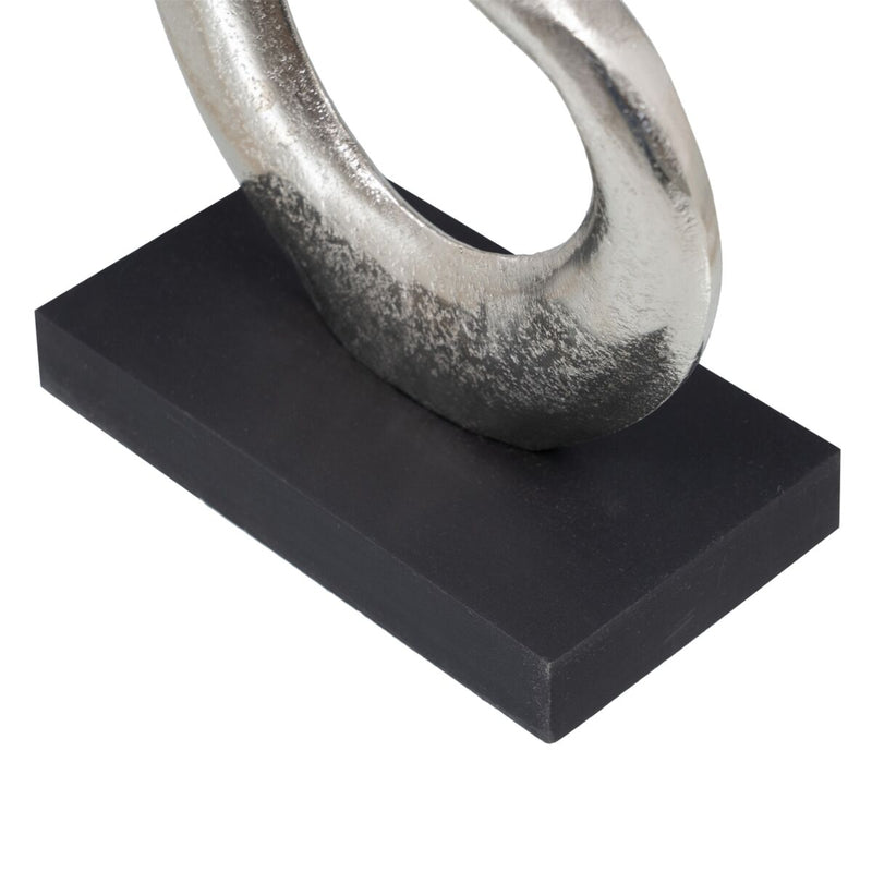 Figurine Décorative 18,5 x 8 x 34 cm Noir Argent