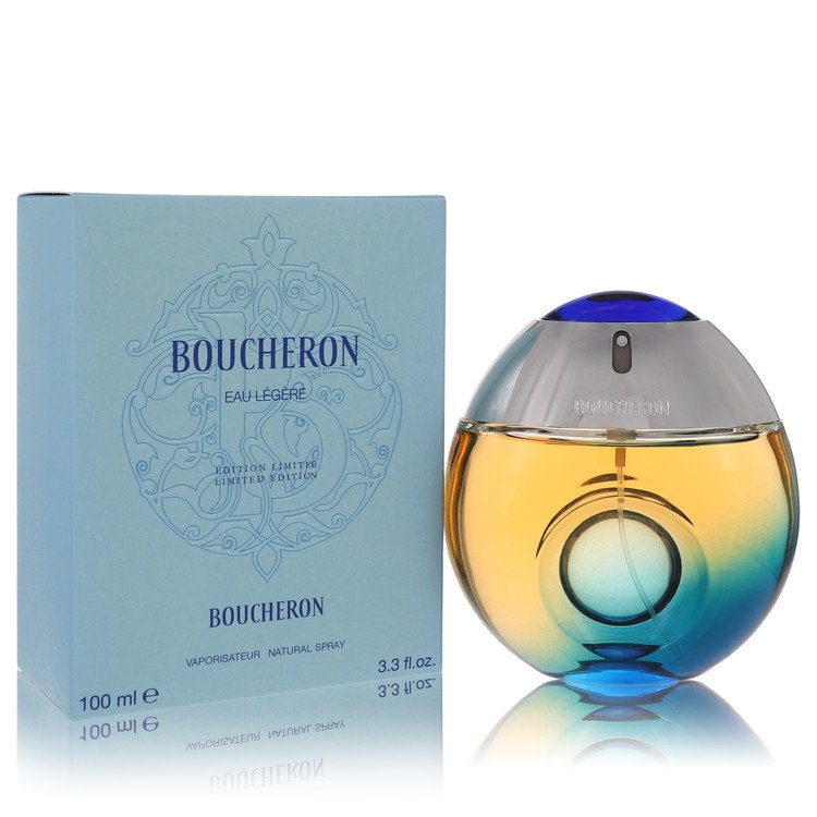 Boucheron Eau Legere Eau De Toilette Spray (Blue Bottle, Bergamote, Genet, Narcisse, Musc) By Boucheron