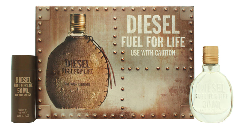 Diesel Fuel For Life Gift Set 30ml EDT Sprej + 50ml Duschgel