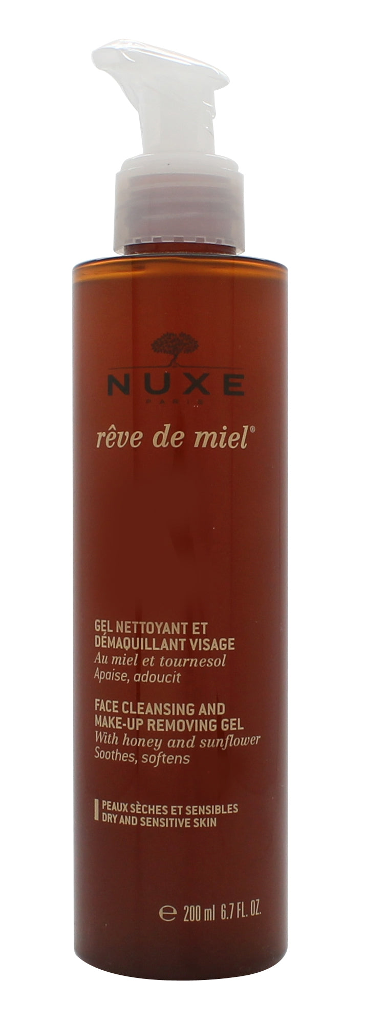 Nuxe Reve de Miel Face Cleansing and Make-Up Removing Gel 200ml