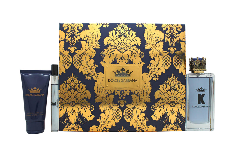 Dolce & Gabbana K Presentset 100ml EDT + 10ml EDT + 50ml Aftershave Balm