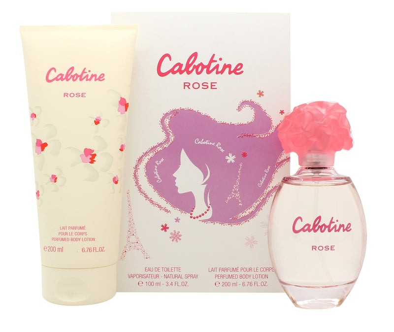 Gres Parfums Cabotine Rose Gift Set 100ml EDT + 200ml Body Lotion
