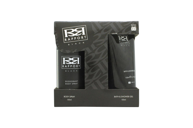 Dana Rapport Black Gift Set 150ml Shower Gel + 150ml Deodorant Body Spray