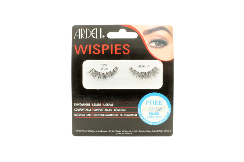 Ardell Wispies False Eyelashes - 120 Demi Black