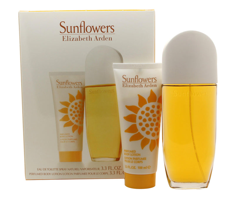 Elizabeth Arden Sunflowers Giftset 100ml EDT + 100ml Body Lotion