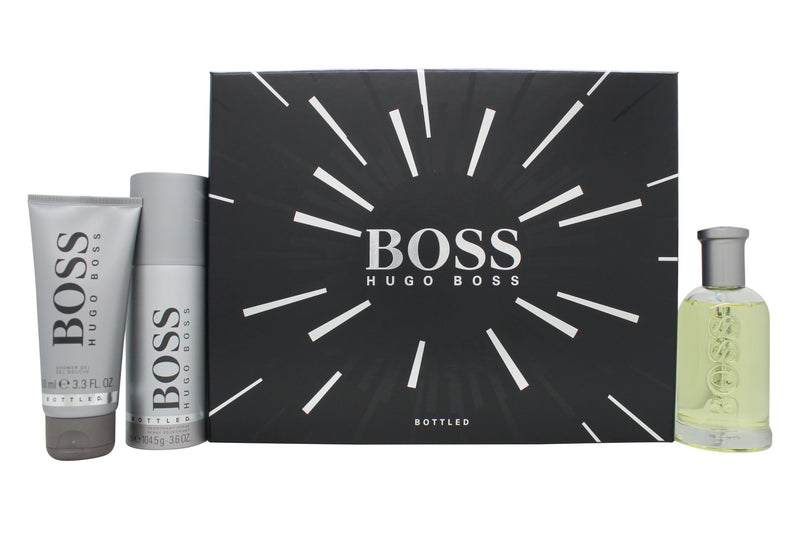 Hugo Boss Boss Bottled Presentset 100ml EDT + 100ml Shower Gel + 150ml Deodorantspray