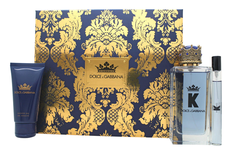 Dolce & Gabbana K Presentset 100ml EDT + 10ml EDT + 50ml Shower Gel