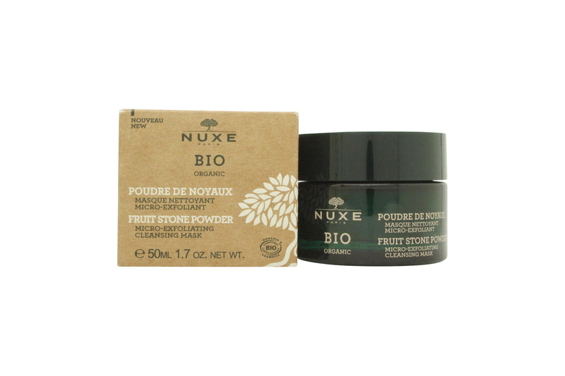 Nuxe Bio Organic Fruit Stone Powder Micro-Exfoliating Rengöringsmask 50ml