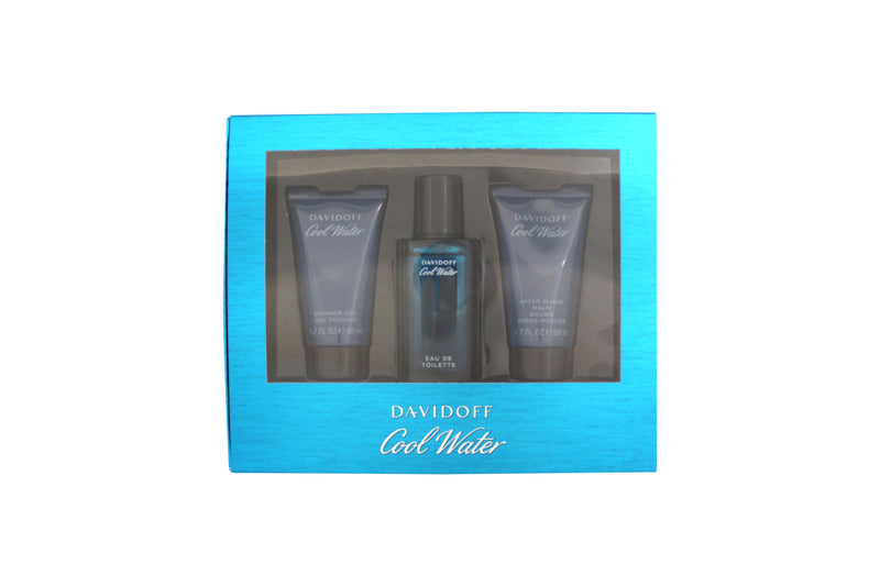 Davidoff Cool Water Giftset 40ml EDT + 50ml Duschgel + 50ml Aftershave Balm
