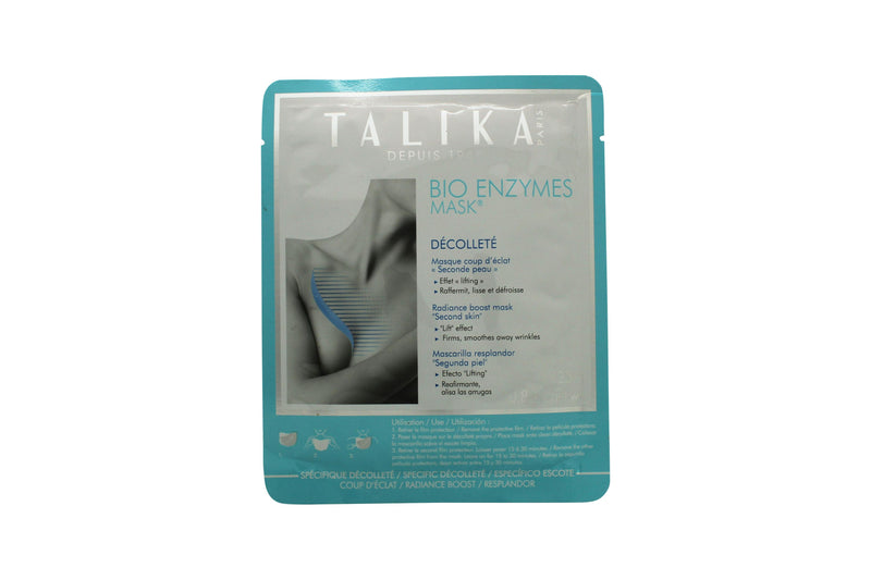 Talika Bio Enzymes Radiance Boost Decollete Sheet Mask 25g