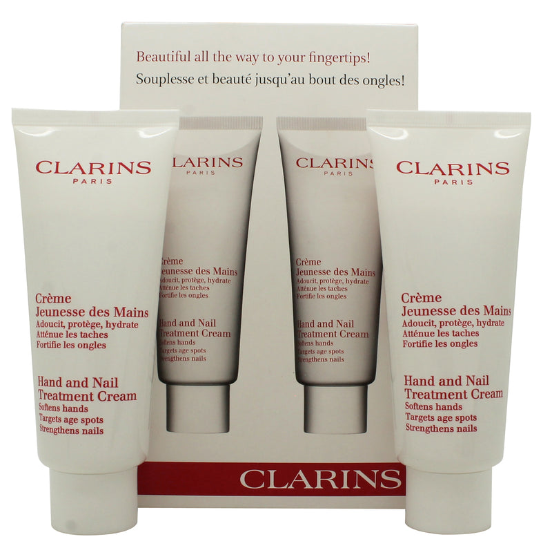 Clarins Presentbox 2 x 100ml Hand & Nagel Behandling