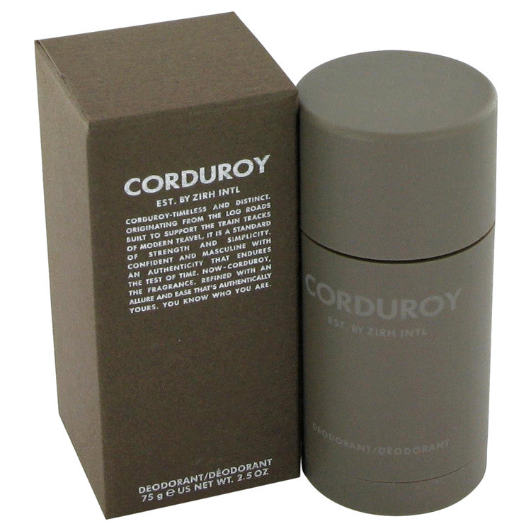 Corduroy Deodorant Stick (Alcohol-Free) By Zirh International