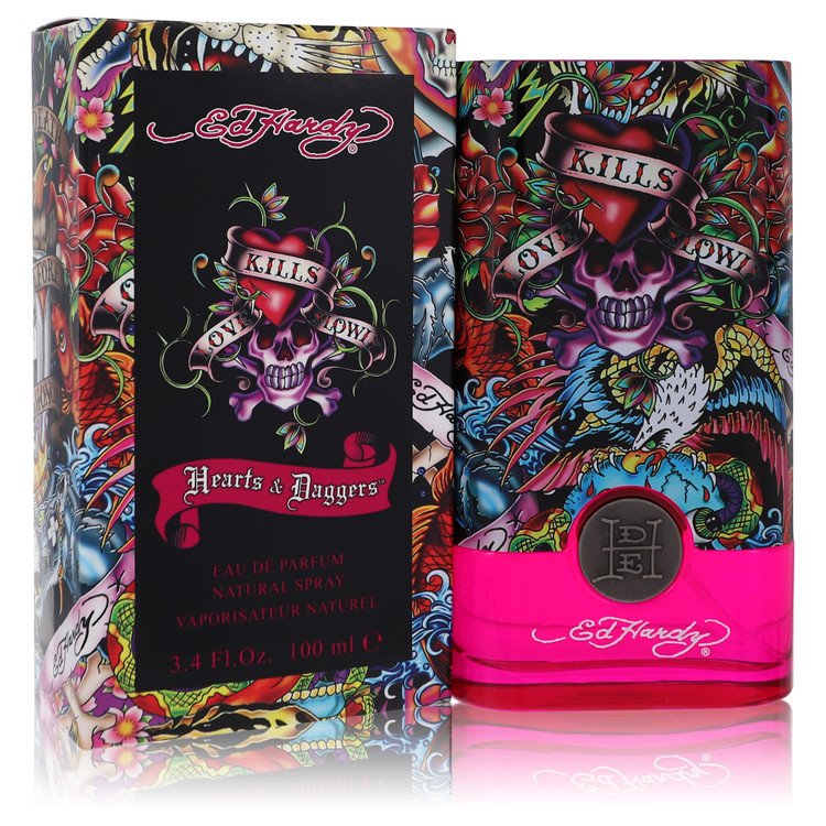 Ed Hardy Hearts & Daggers by Christian Audigier Eau De Parfum Spray for Women
