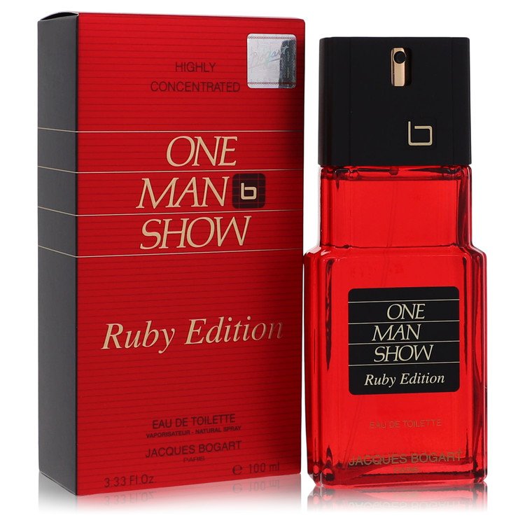 One Man Show Ruby by Jacques Bogart Eau De Toilette Spray 3.3 oz for Men