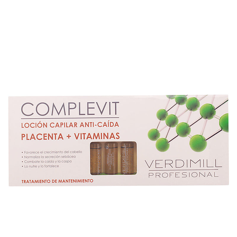 VERDIMILL PROFESIONAL anti-hair fall placenta 12 ampollas