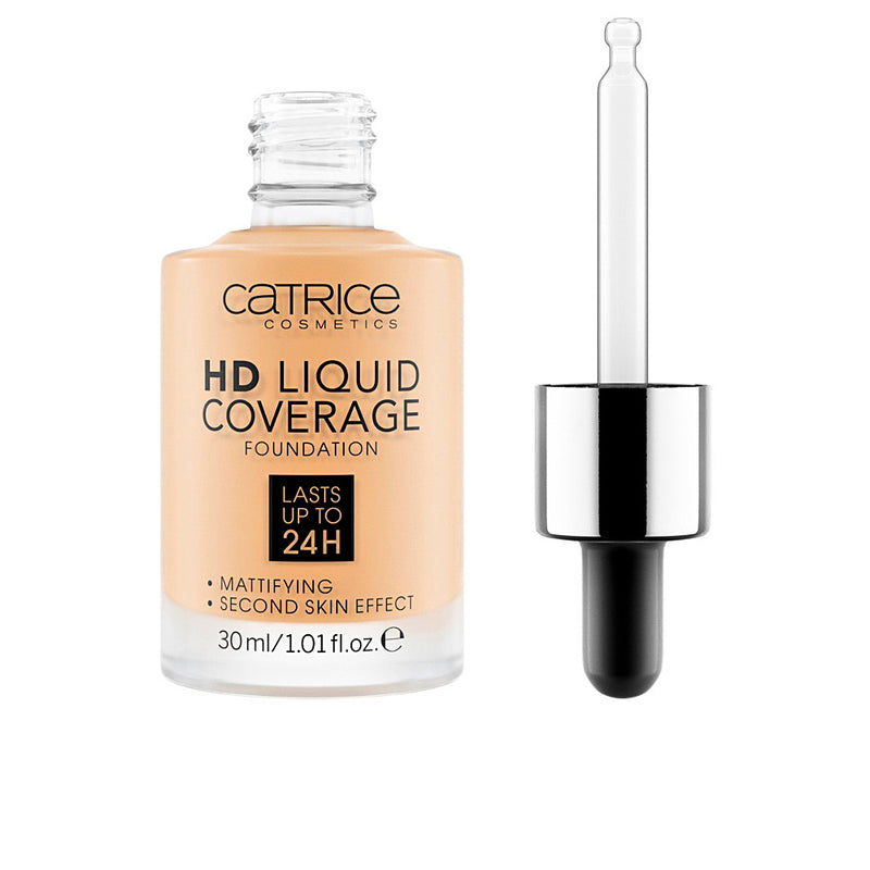 HD LIQUID COVERAGE FOUNDATION lasts up to 24h 